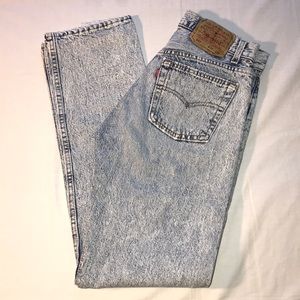 501® LEVI'S Acid Wash Original Fit High Rise Jeans